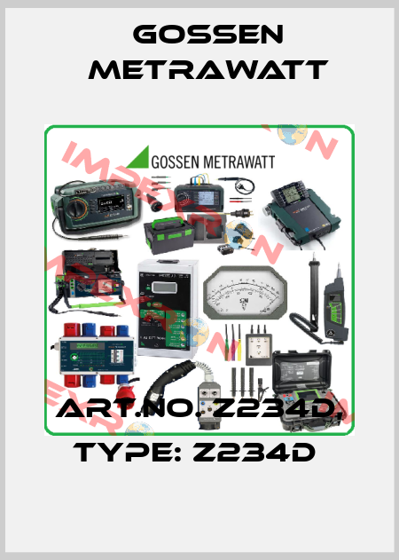 Art.No. Z234D, Type: Z234D  Gossen Metrawatt