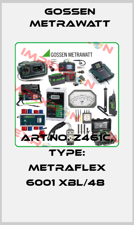 Art.No. Z461C, Type: METRAFLEX 6001 XBL/48  Gossen Metrawatt
