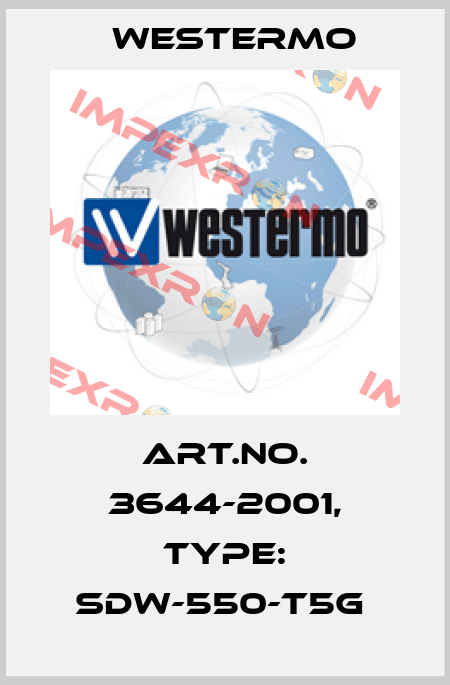Art.No. 3644-2001, Type: SDW-550-T5G  Westermo
