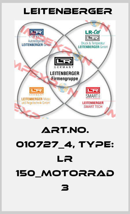 Art.No. 010727_4, Type: LR 150_Motorrad 3 Leitenberger