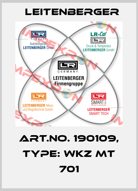 Art.No. 190109, Type: WKZ MT 701 Leitenberger