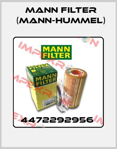 4472292956  Mann Filter (Mann-Hummel)