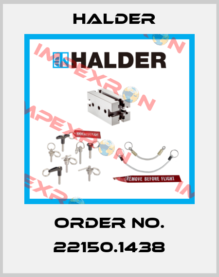 Order No. 22150.1438 Halder