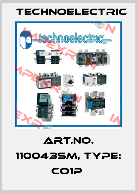 Art.No. 110043SM, Type: CO1P  Technoelectric