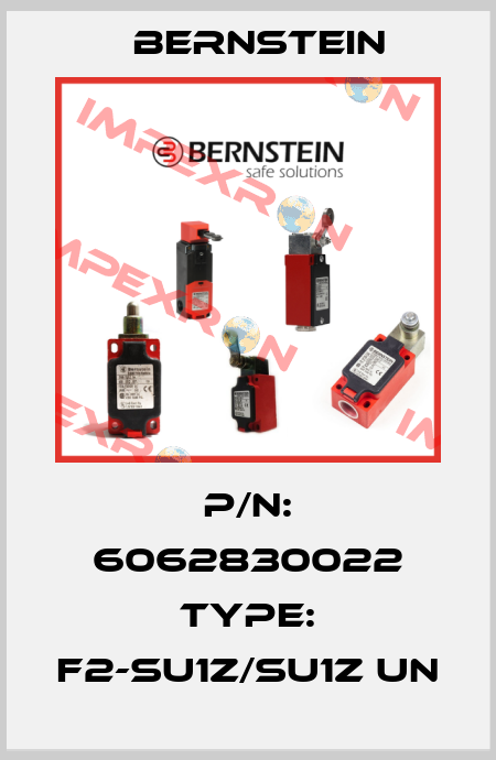 P/N: 6062830022 Type: F2-SU1Z/SU1Z UN Bernstein