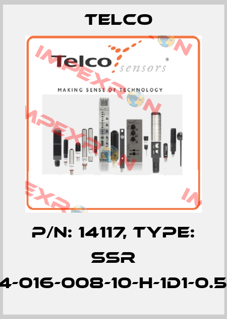 p/n: 14117, Type: SSR 01-4-016-008-10-H-1D1-0.5-J8 Telco
