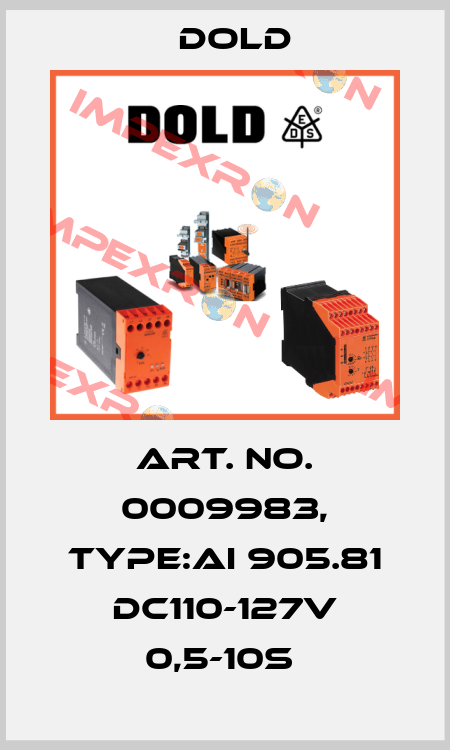Art. No. 0009983, Type:AI 905.81 DC110-127V 0,5-10S  Dold