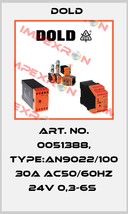 Art. No. 0051388, Type:AN9022/100 30A AC50/60HZ 24V 0,3-6S  Dold