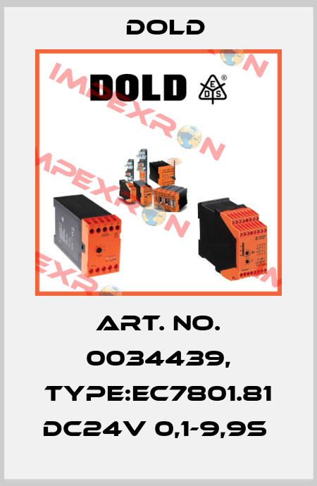 Art. No. 0034439, Type:EC7801.81 DC24V 0,1-9,9S  Dold