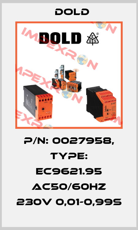 p/n: 0027958, Type: EC9621.95 AC50/60HZ 230V 0,01-0,99S Dold