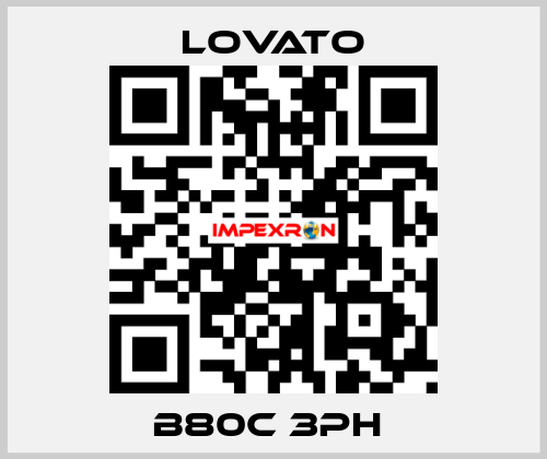 B80C 3PH  Lovato