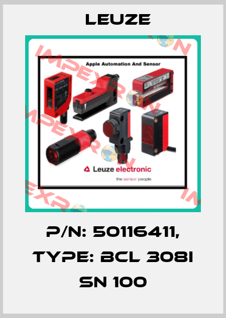 p/n: 50116411, Type: BCL 308i SN 100 Leuze