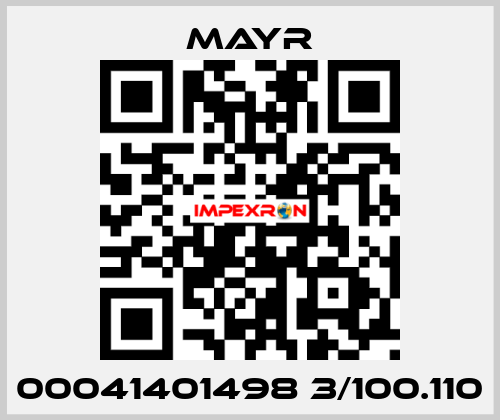 00041401498 3/100.110  Mayr