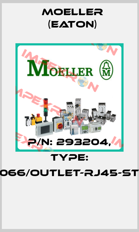 P/N: 293204, Type: 650-45066/OUTLET-RJ45-STP-CAT6  Moeller (Eaton)