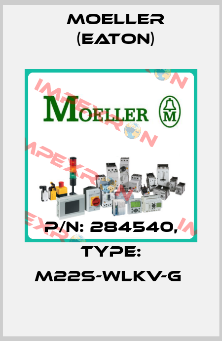 P/N: 284540, Type: M22S-WLKV-G  Moeller (Eaton)