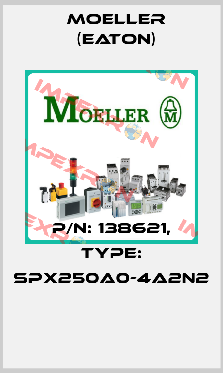 P/N: 138621, Type: SPX250A0-4A2N2  Moeller (Eaton)