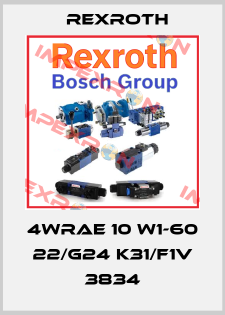 4WRAE 10 W1-60 22/G24 K31/F1V 3834 Rexroth