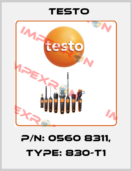 P/N: 0560 8311, Type: 830-T1 Testo