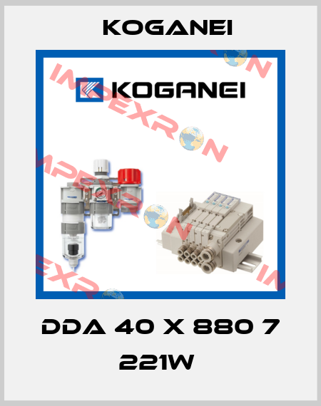 DDA 40 X 880 7 221W  Koganei
