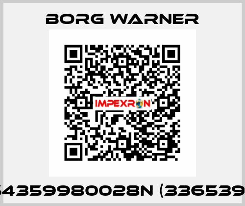 54359980028N (336539)  Borg Warner