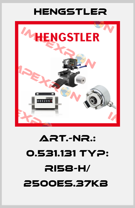 ART.-NR.: 0.531.131 TYP: RI58-H/ 2500ES.37KB  Hengstler