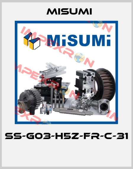 SS-G03-H5Z-FR-C-31  Misumi