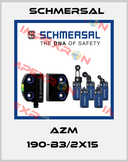 AZM 190-B3/2X15  Schmersal