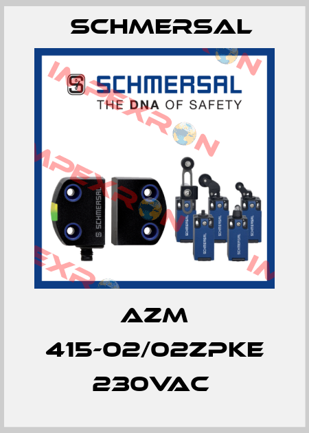 AZM 415-02/02ZPKE 230VAC  Schmersal