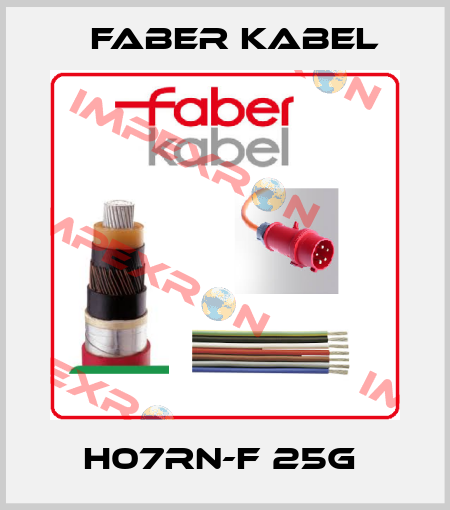 H07RN-F 25G  Faber Kabel