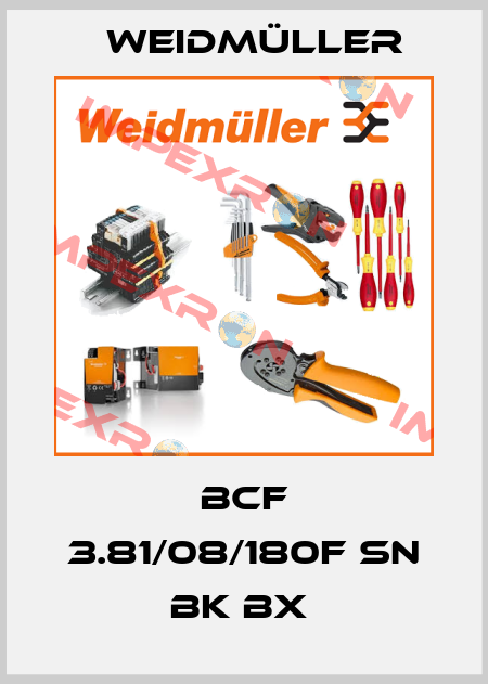 BCF 3.81/08/180F SN BK BX  Weidmüller