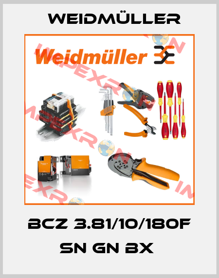 BCZ 3.81/10/180F SN GN BX  Weidmüller