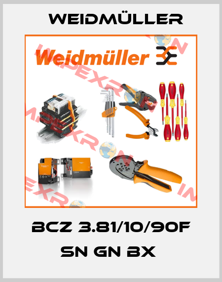 BCZ 3.81/10/90F SN GN BX  Weidmüller