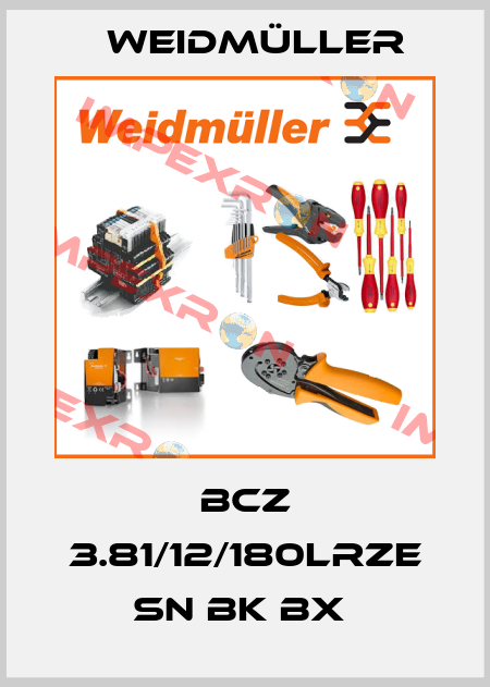 BCZ 3.81/12/180LRZE SN BK BX  Weidmüller