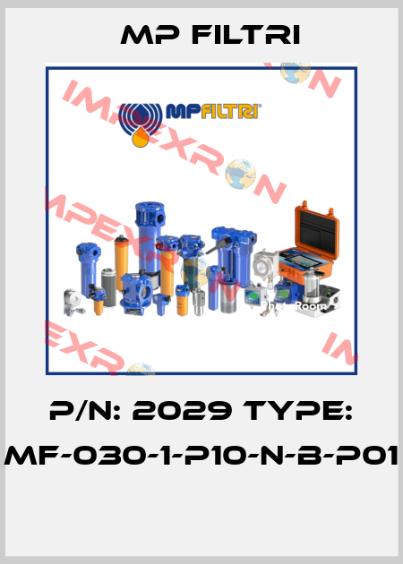 P/N: 2029 Type: MF-030-1-P10-N-B-P01  MP Filtri