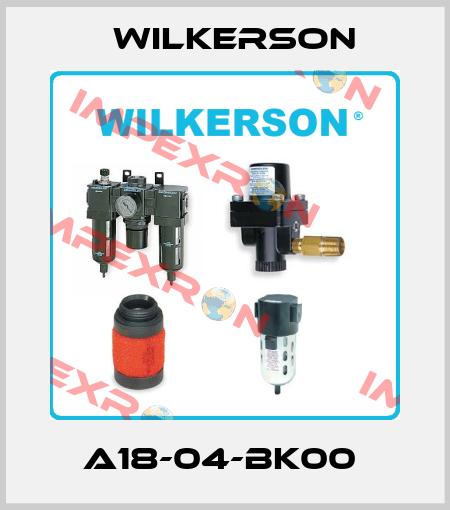 A18-04-BK00  Wilkerson