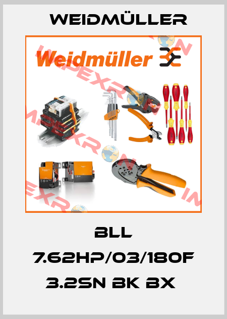 BLL 7.62HP/03/180F 3.2SN BK BX  Weidmüller
