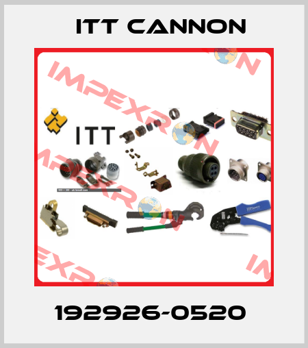 192926-0520  Itt Cannon