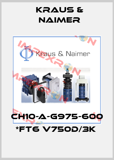 CH10-A-G975-600 *FT6 V750D/3K  Kraus & Naimer