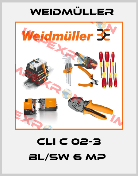 CLI C 02-3 BL/SW 6 MP  Weidmüller