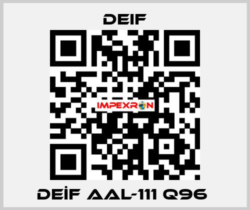 DEİF AAL-111 Q96  Deif