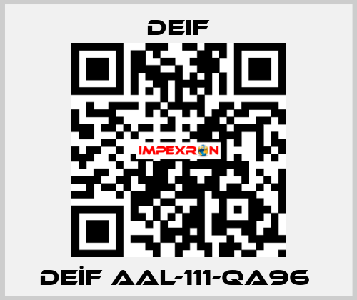 DEİF AAL-111-QA96  Deif