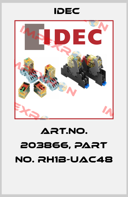 Art.No. 203866, Part No. RH1B-UAC48  Idec