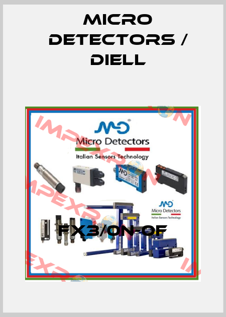 FX3/0N-0F Micro Detectors / Diell