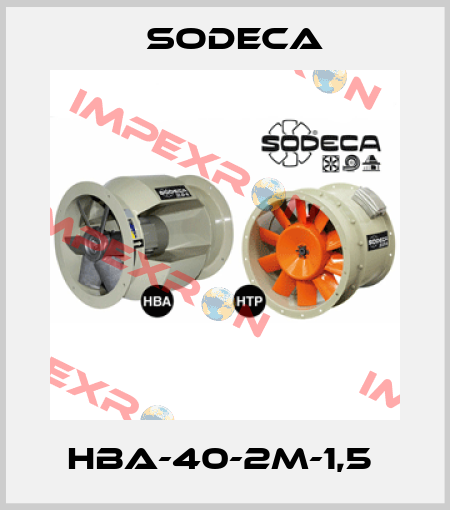 HBA-40-2M-1,5  Sodeca
