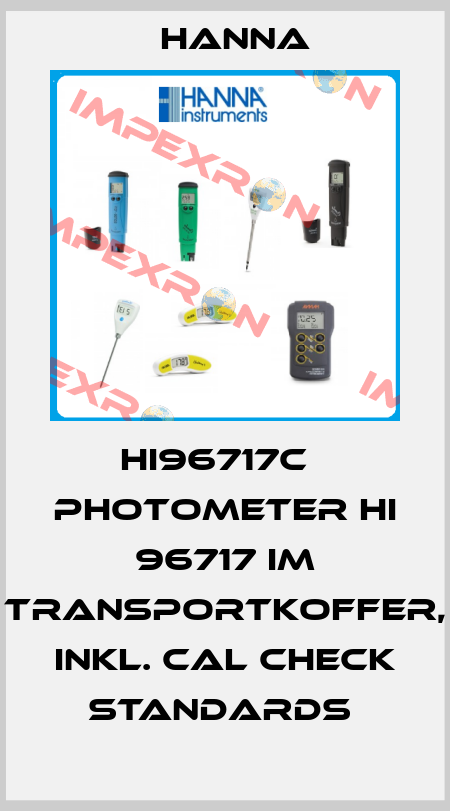 HI96717C   PHOTOMETER HI 96717 IM TRANSPORTKOFFER, INKL. CAL CHECK STANDARDS  Hanna