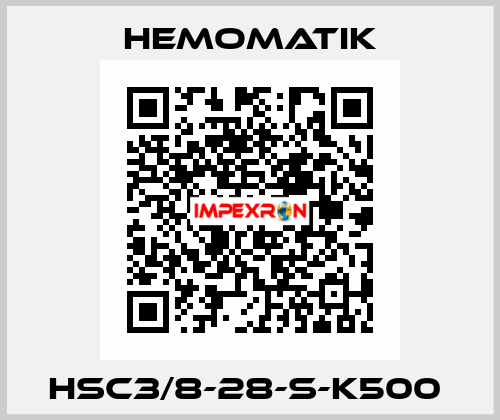 HSC3/8-28-S-K500  Hemomatik