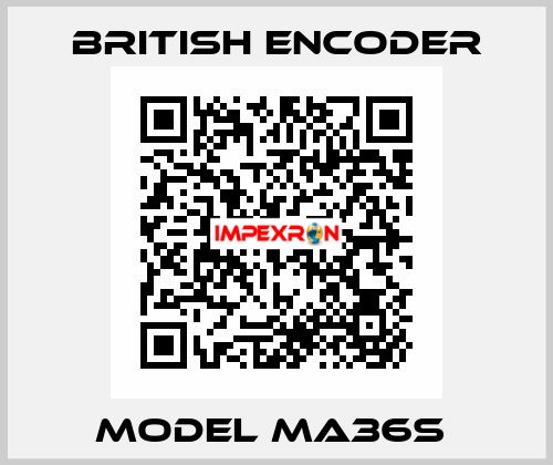 Model MA36S  British Encoder