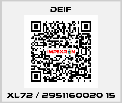 XL72 / 2951160020 15 Deif