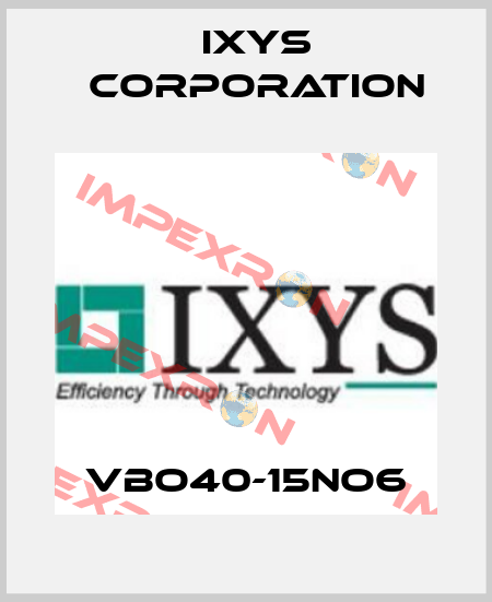VBO40-15NO6 Ixys Corporation