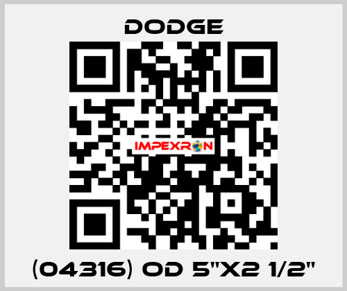 (04316) OD 5"x2 1/2" Dodge